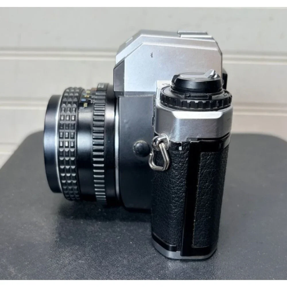 Pentax Program Plus 35mm SLR Film Camera with 50mm f2 Prime Lens - Tested